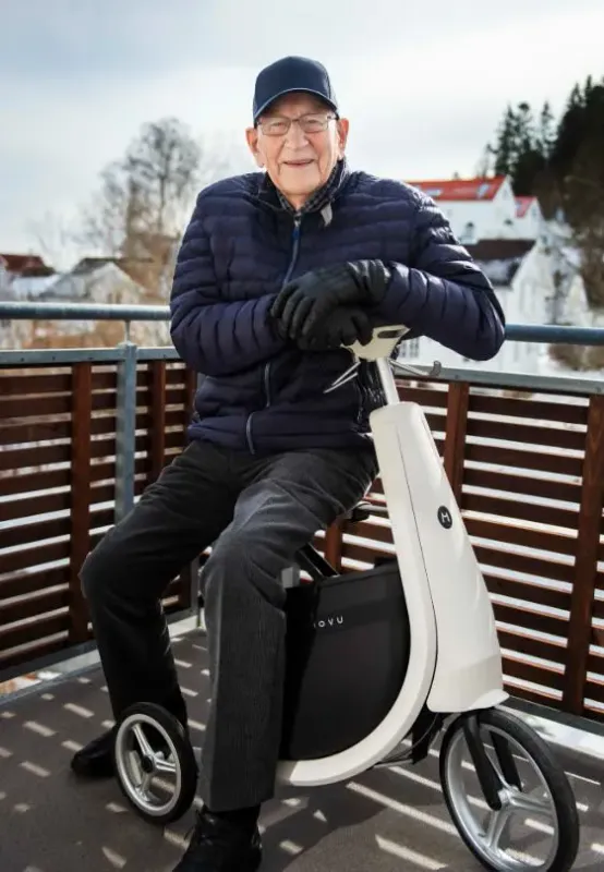 Movu havblå med sete