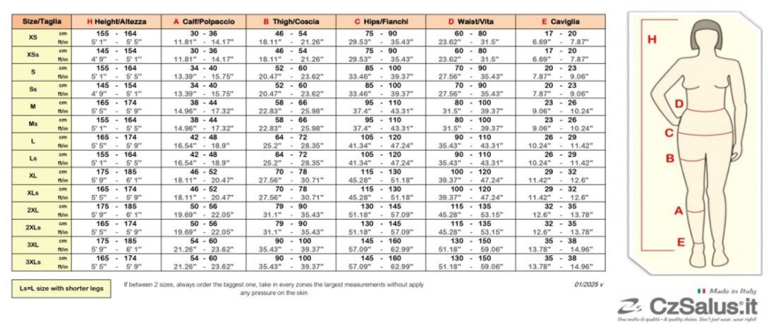 Cizeta flatstrikket tights CCL1 